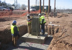 Technicians Upgrading Barbour Hill Substation