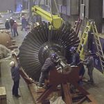 steam turbine construction in Milford, CT